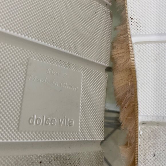 Dolce Vita slippers women’s US size 7 Faux Fur SOFT. - Picture 6 of 7